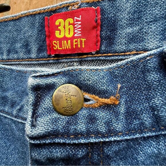 Wrangler 36MWZ Slimfit Jeans Cotton 34 x 34 - Picture 9 of 11